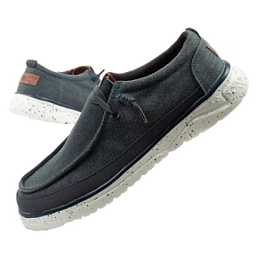 Wrangler pánské polobotky mokasíny Makena Stone blue fashion navy blue
