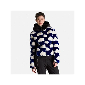 ROSSIGNOL péřová bunda W Teddy Down Jkt modrá
