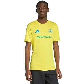 Pánské tričko adidas Brazil 26 Jersey yellow KH2307 Pánské tričko adidas Brazil 26 Jersey yellow KH2307
