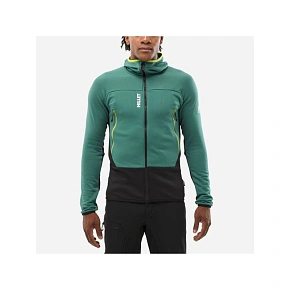 Mikina MILLET M FUSION GRID HOODIE, černá Mikina MILLET M FUSION GRID HOODIE, černá