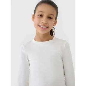 Dívčí úzký top s dlouhým rukávem 4F 4FJWSS25TLONF430-11S Dívčí úzký top s dlouhým rukávem 4F 4FJWSS25TLONF430-11S