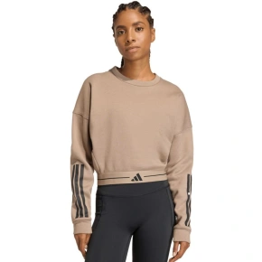 Dámská mikina adidas Hyperglam béžová KQ5197