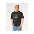 Pánské tričko RIP CURL Inner Visions Smashed L/S Tee, černé