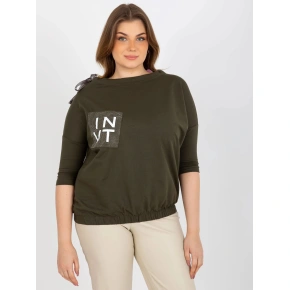 Dámská halenka EM BZ HW 20 478.42P Khaki tmavě zelená - FPrice