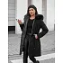 Dámská zimní bunda oboustranná TY4587 černo-šedá - FashionStreet