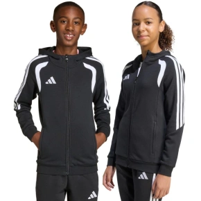 Dětská mikina adidas Tiro 26 League Sweat Full Zip Hoodie černá KF3324 Dětská mikina adidas Tiro 26 League Sweat Full Zip Hoodie černá KF3324