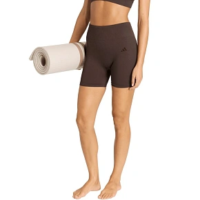Dámské legíny adidas Workout Essentials Knit 4 Inch Leggings brown KE5841 dámské Dámské legíny adidas Workout Essentials Knit 4 Inch Leggings brown KE5841 dámské