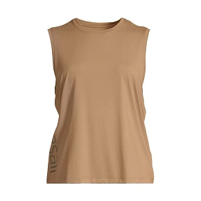 Dámské tréninkové tričko CASALL Graphic Tank, hnědá barva Dámské tréninkové tričko CASALL Graphic Tank, hnědá barva