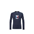 Pánské tričko MILLET Trilogy Wool Ts Ls M, tmavě modré
