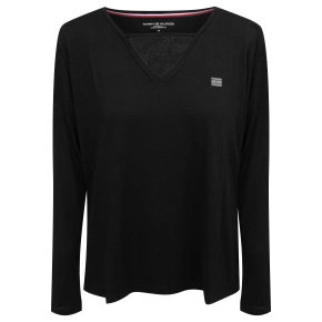 Dámské Tričko s dlouhým rukávem UW0UW01981-BEH - Tommy Hilfiger