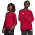 Adidas Dětské tričko Entrada 26 mikina červená JZ6556