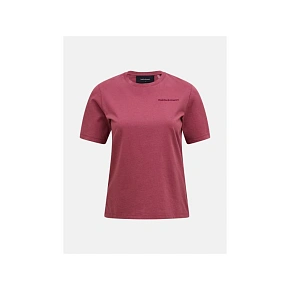 Dámské tričko PEAK PERFORMANCE W Original Small Logo Tee, červené Dámské tričko PEAK PERFORMANCE W Original Small Logo Tee, červené