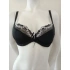 Vyztužená podprsenka s kosticí 047 černá - Kostar