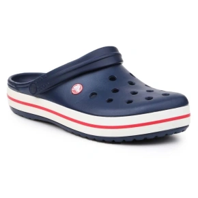 Unisex pánské a dámské nazouváky Crockband 11016-410 Tmavě modrá s červenou - Crocs