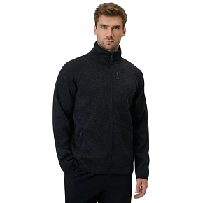 Pánský fleece 4F M443 deep black melange 4FWSS26TFLEM443 20M