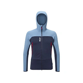 Pánská mikina MILLET Fusion Grid Hoodie M, modrá