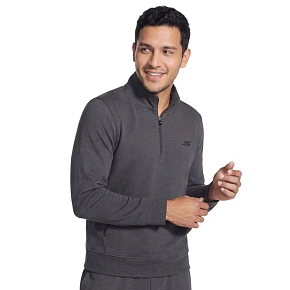 Skechers Weekend Easy 1/4 Zip LT269-BKCC Černé L