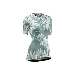Cyklistické tričko NORTHWAVE Blade Woman Jersey, zelené