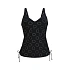 Horní díl tankin Malaika Top tankini 8889-1 black - RosaFaia