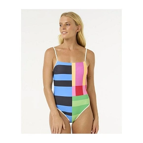 Jednodílné plavky RIP CURL Las Dalias Good One Piece, tyrkysové Jednodílné plavky RIP CURL Las Dalias Good One Piece, tyrkysové