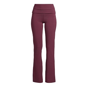 Dámské kalhoty CASALL Sublime Folded Flare Pants, barva bordová Dámské kalhoty CASALL Sublime Folded Flare Pants, barva bordová