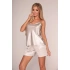 Dámský komplet - košilka a šortky Classic 937 Světle béžová - De Lafense