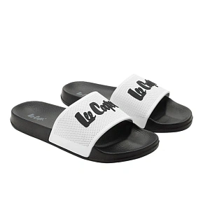 Lee Cooper pánské sportovní boty slip-on žabky pohodlné lehké černé bílé