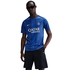 Pánské tričko Nike PSG Academy Pro Home modré HJ7150 406 pánské Pánské tričko Nike PSG Academy Pro Home modré HJ7150 406 pánské
