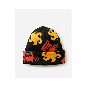 Čepice RIP CURL FUN TIMES BEANIE – BOY, černá Čepice RIP CURL FUN TIMES BEANIE – BOY, černá
