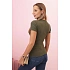 Dámská pruhovaná bavlněná halenka 69838 khaki - Kesi