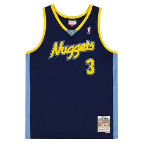 Mitchell & Ness NBA Swingman Denver Nuggets Allen Iverson dres SMJY4205-DNU06AIVASBL pánské Mitchell & Ness NBA Swingman Denver Nuggets Allen Iverson dres SMJY4205-DNU06AIVASBL pánské