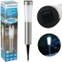 SOLARA LAMPA 2 LED H 56CM INOX GRUNDIG