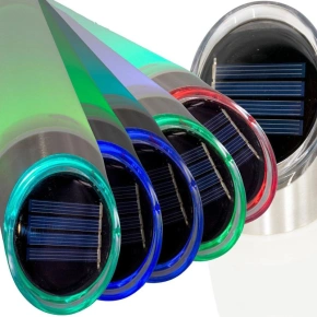 LAMPA SOLARA 4LED 2 BARVY 32,5CM