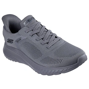Pánská sportovní obuv Skechers BOBS SQUAD CHAOS SOLID STEP 118312 DKGY