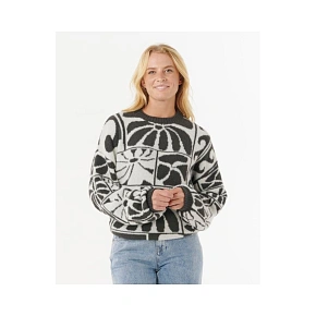 Svetr RIP CURL AOTS-TY WILLIAMS JACQUARD CREW, černý Svetr RIP CURL AOTS-TY WILLIAMS JACQUARD CREW, černý