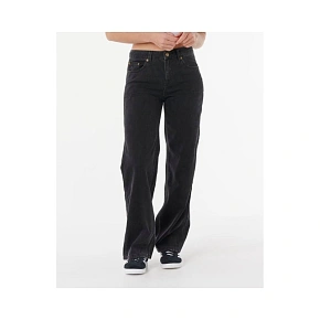 Kalhoty RIP CURL AGGIE RELAXED JEANS, černé Kalhoty RIP CURL AGGIE RELAXED JEANS, černé