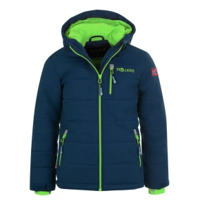 Dětská lyžařská bunda Trollkids Hemsedal Snow Jacket XT navy s reflexními prvky navy blue (513-100)