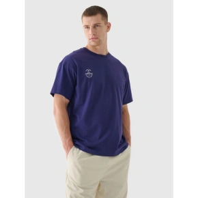 Oversize hladké unisex tričko 4F 4FRAW24TTSHU2672-31S Oversize hladké unisex tričko 4F 4FRAW24TTSHU2672-31S