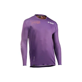 Cyklistické tričko NORTHWAVE Edge 2 Jersey LS, fialové Cyklistické tričko NORTHWAVE Edge 2 Jersey LS, fialové
