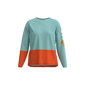 Cyklistické tričko POC W's Motion Air L/S Jersey, modré