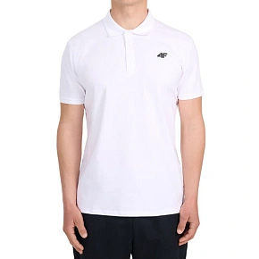 Koszulka męska polo 4F M0770 biała 4FWMM00TPTSM0770 10S pánské