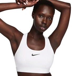 Sportovní podprsenka Nike Swoosh Medium Support, bílá, DX6821, velikost 100 XL Sportovní podprsenka Nike Swoosh Medium Support, bílá, DX6821, velikost 100 XL