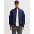 Jack&Jones męska kurtka bomberka JJECHARGE STAND COLLAR BOMBER NOOS 12288895 NAVY BLAZER