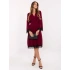 Dámské šaty 92477.18P bordó  - FPrice