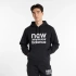 New Balance Sport Graphic Fleece Hoodie BK M MT51941BK pánské