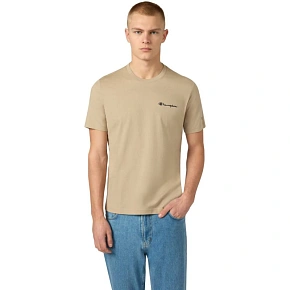 Pánské tričko Champion SS Tee beige 221798 MS041 pánské