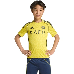 Dětské tričko adidas Al Nassr FC 2025/2026 domácí dres, žluté, JN7981 Dětské tričko adidas Al Nassr FC 2025/2026 domácí dres, žluté, JN7981