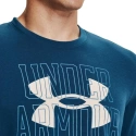 Pánské tričko UA Rival Terry Logo Crew M 1370391 458 - Under Armour