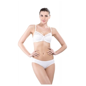 Dámské kalhotky Bonded C6-158 Basic Low Bílá - Hanna Style