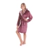 Dámský župan Flora s kapucí 4856 4853 krátký vínový - Vestis